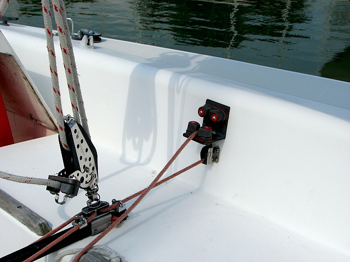 Capri 22 installation, could be mounted a little lower